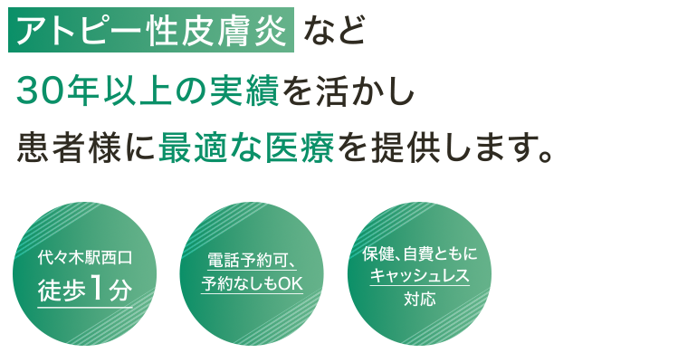30年以上の実績を活かし患者様に最適な医療を提供します。